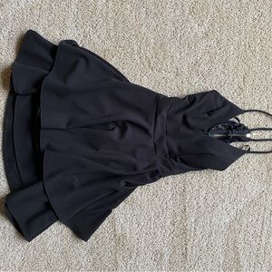 Black hoco dress